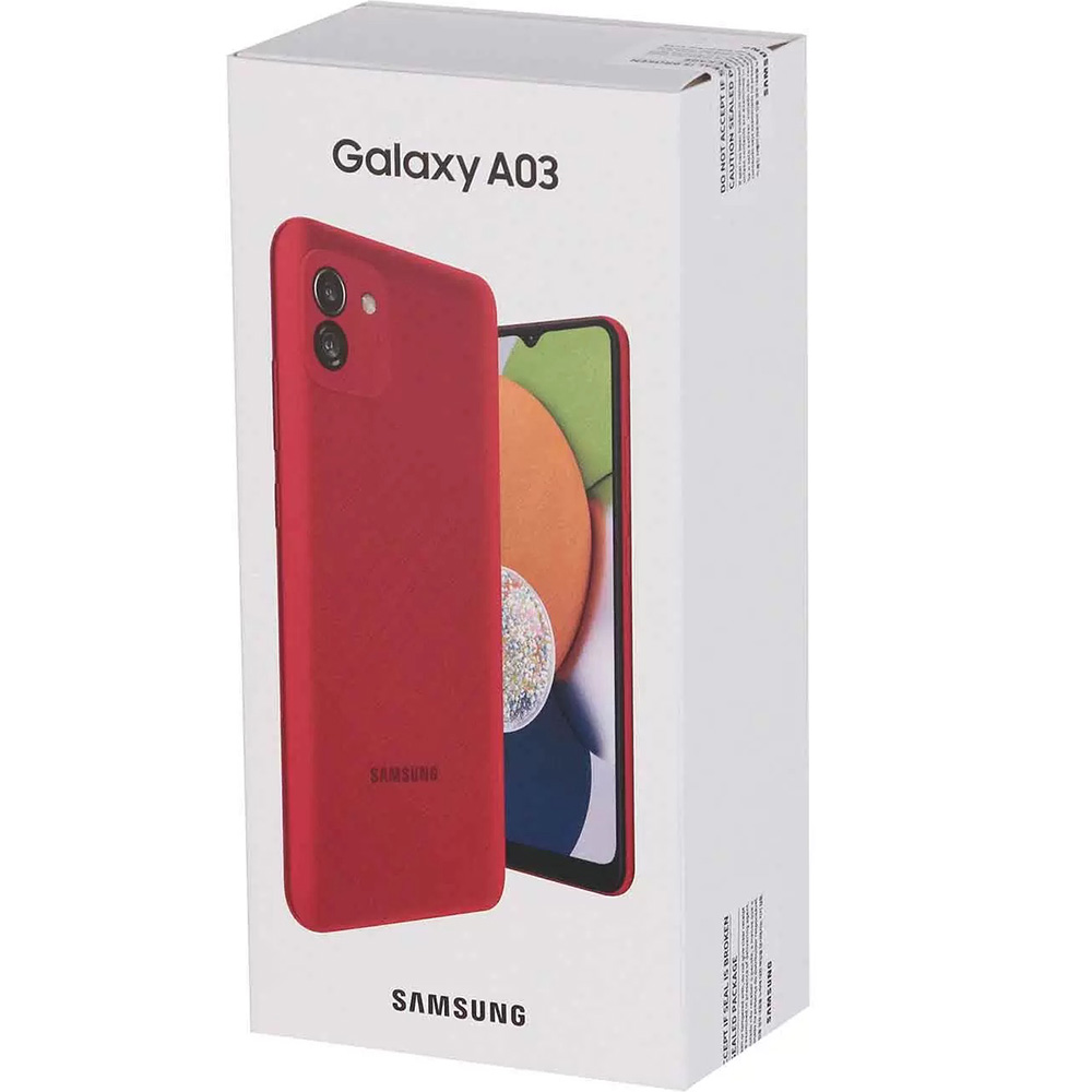 Смартфон Samsung SM A 035 Galaxy A03 32GB FZRDS, красный