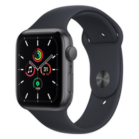 Смарт часы Apple Watch SE GPS, 44mm Space Grey Aluminium Case with Midnight Sport Band - Regular (MKQ63GK/A)