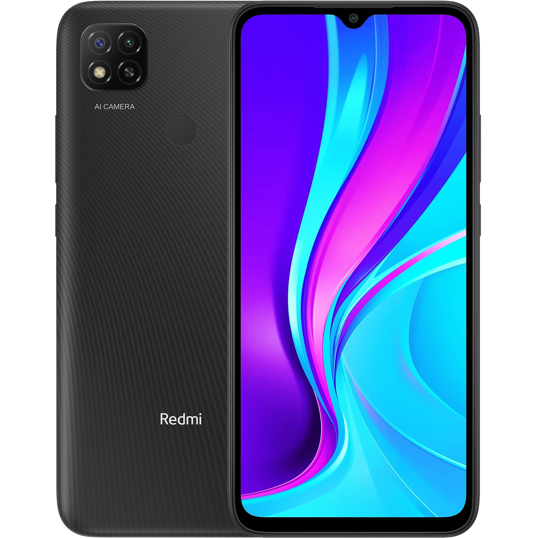 Купить Смартфон Xiaomi Redmi 9C 64GB Midnight Gray, серый в Астане - Oma.kz