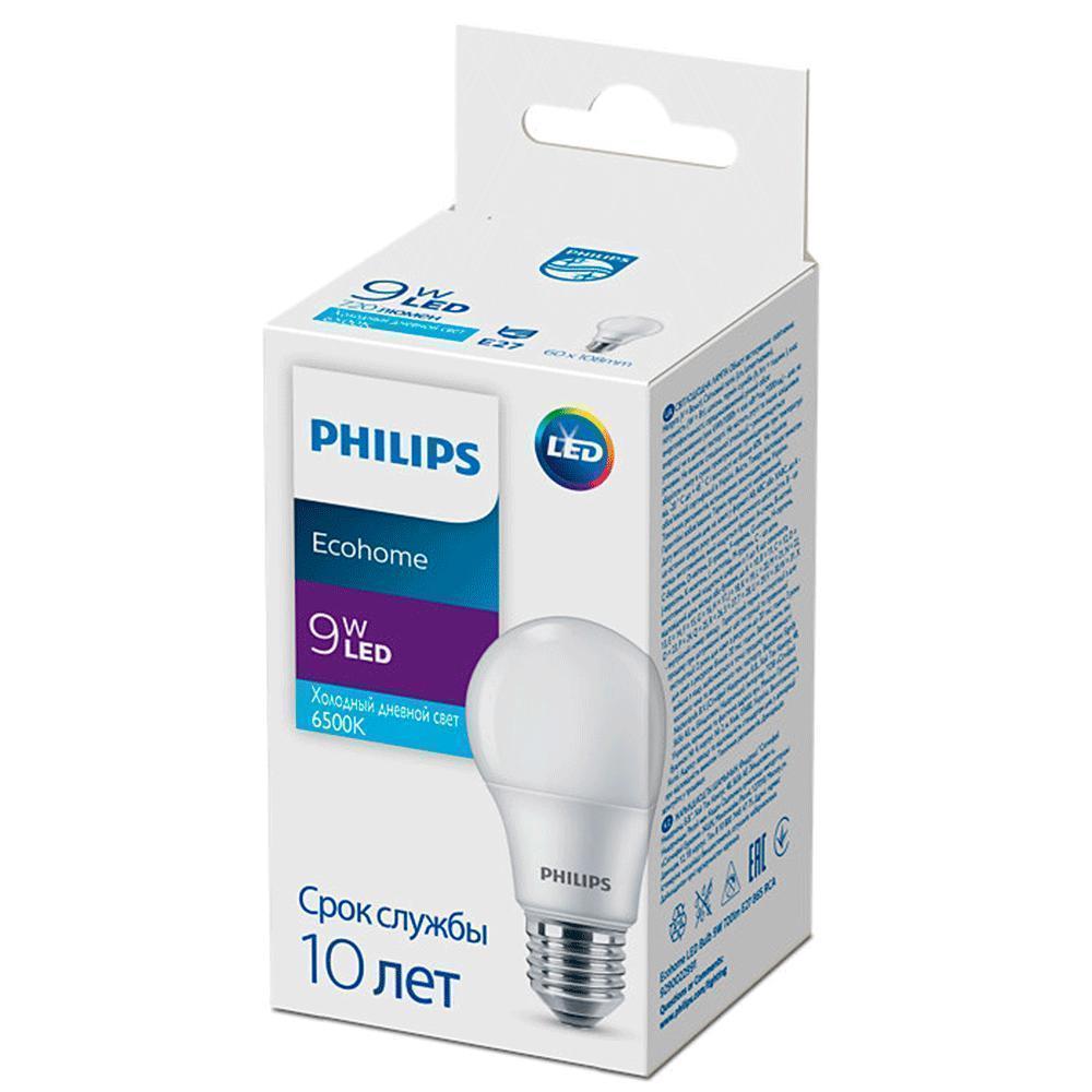 Лампа светодиодная Philips LED Ecohome Bulb 9W, 720lm, E27