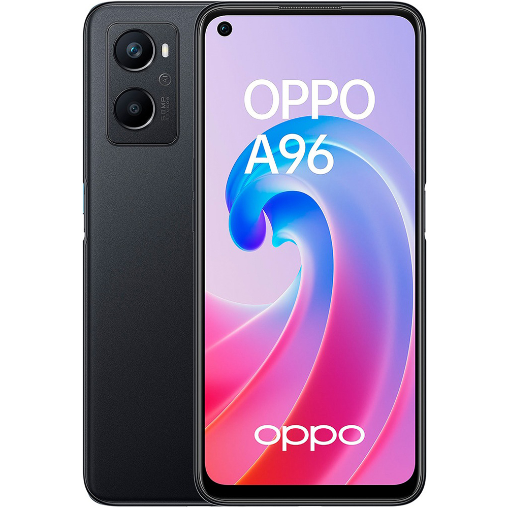 Купить Смартфон Oppo A96 (6/128), черный в Астане - Oma.kz