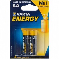 Батарейки Varta Energy Mignon AA, 2 шт