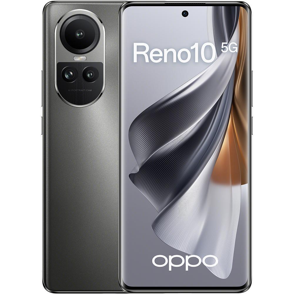 Купить Смартфон Oppo Reno 10 5G 8/256GB, Silvery Grey в Астане - Oma.kz