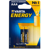 Батарейки Varta Energy Micro 1.5V LR03/AAA, 2 шт