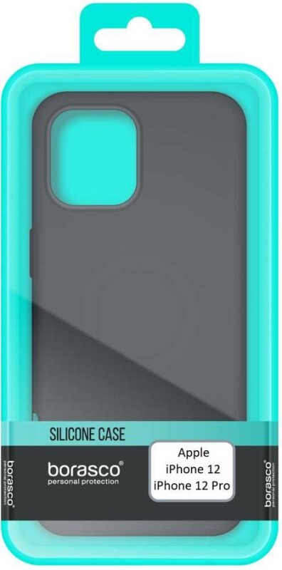 Чехол для телефона BoraSco iPhone 12 mini матовый черный