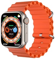 Смарт часы T800 Ultra оранжевые