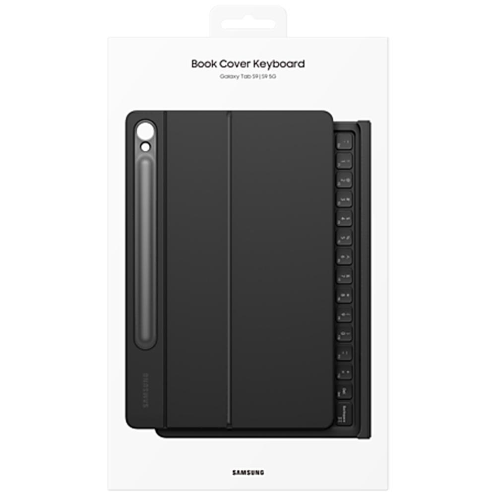 Чехол-клавиатура Samsung Tab S9 Book Cover Keyboard EF-DX715BBRGRU, черный