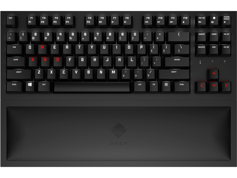 Клавиатура HP Omen Spacer TKL, MX LED 9BU31AA беспроводная, черная