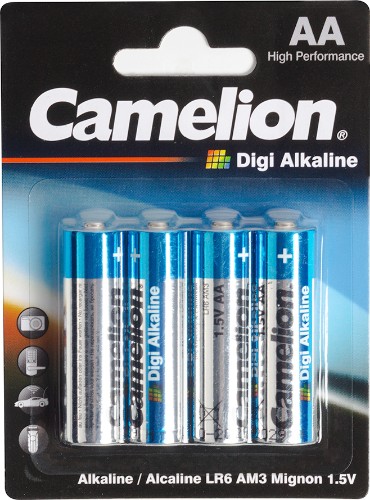 Батарейка Camelion Digi Alkaline AA LR6-BP4DG 4 шт