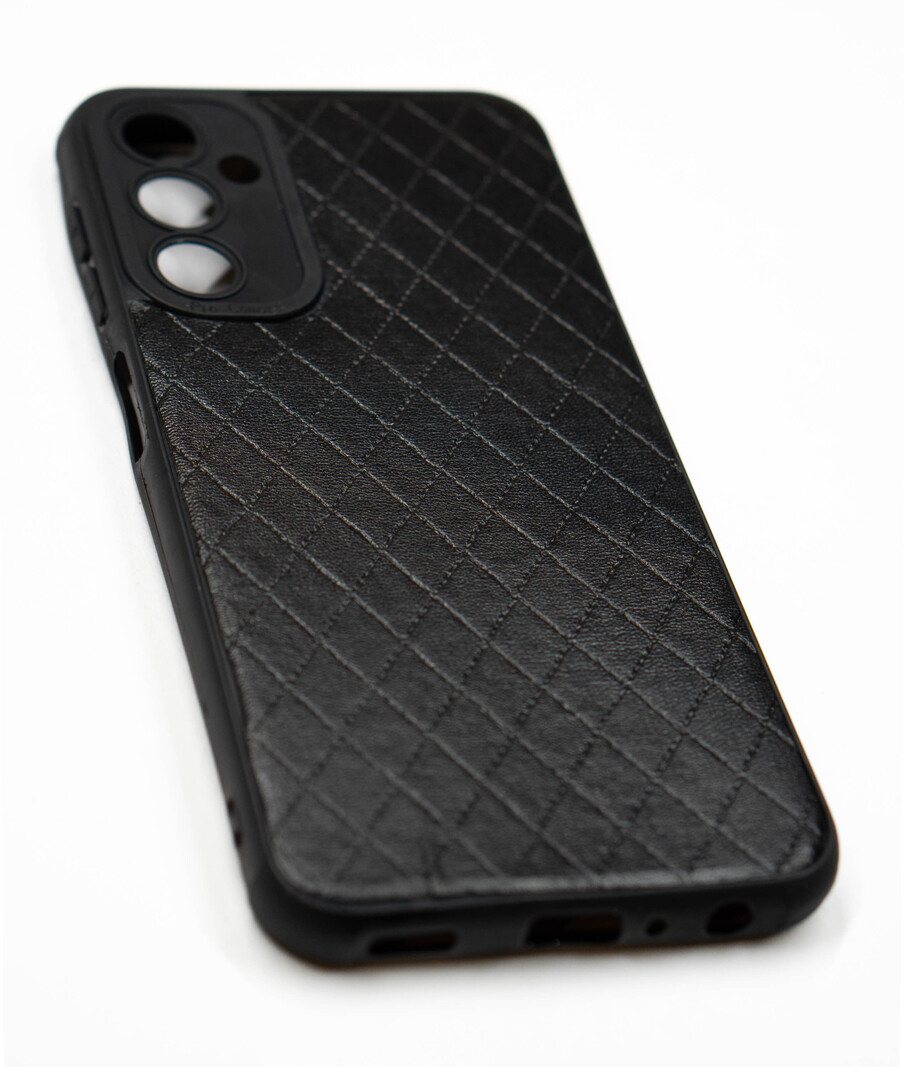 Чехол для мобильного телефона Samsung Galaxy A24 кожа черный