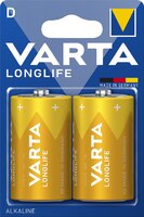 Батарейка Varta Longlife D/LR20, 2 шт