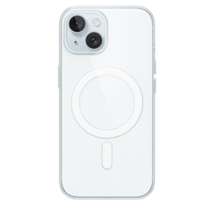 Чехол для телефона A-Case  iPhone 15 силикон, прозрачный
