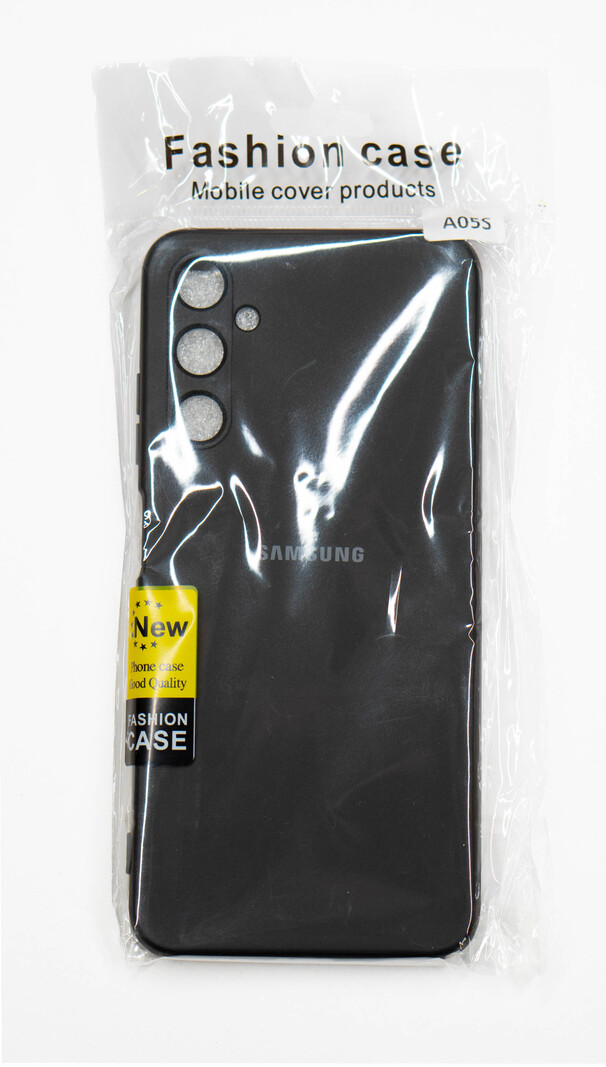 Чехол для мобильного телефона Samsung Galaxy A05S каучук черный