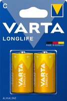 Батарейка Varta Longlife C/LR14, 2 шт