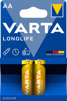 Батарейки Varta Longlife 1,5V AA 4106, 2шт