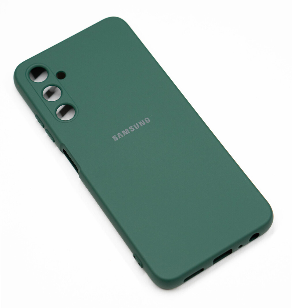 Чехол для мобильного телефона Samsung Galaxy A05S каучук зеленый