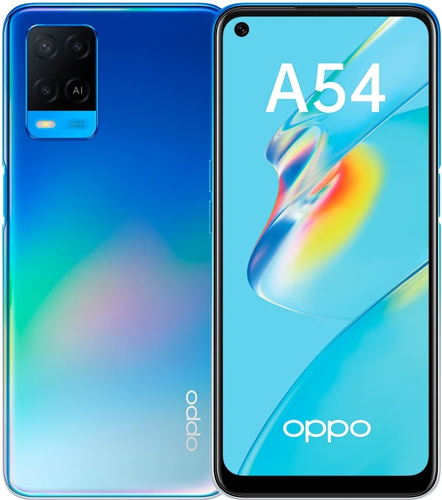 Купить Смартфон OPPO A54 4/64Gb синий в Астане - Oma.kz