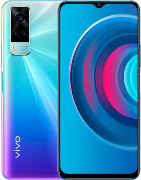 Смартфон VIVO Y53s 8/128Gb голубой