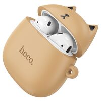 Наушники Hoco Cute Cat EW45 Bluetooth, коричневые