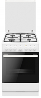 Кухонная плита Hansa FCMW58123 комбинированная , белая