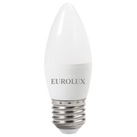 Лампа светодиодная Eurolux 76/2/9 LL-E-C37-6W-230-2.7K-E27