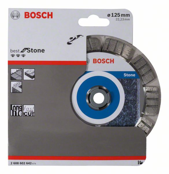 Диск отрезной алмазный Bosch Best 2608602642 по камню