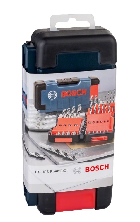 Набор сверл по металлу Bosch PointTec 1.0-10мм 2608577350, 18 шт.