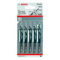 Набор полотен для лобзика Bosch T111C 2608630033, 5 шт. в упаковке