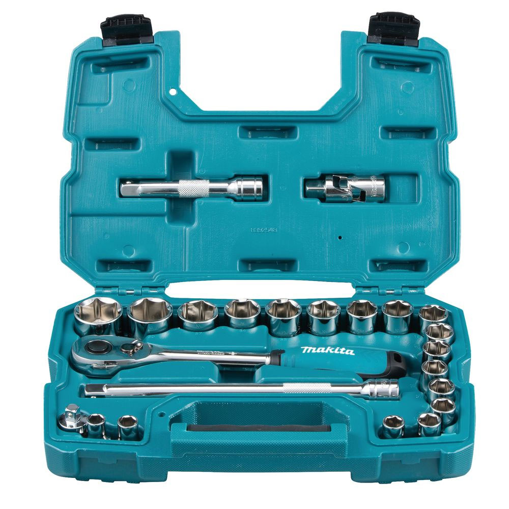 Набор ключей и головок 1/2&quot; Makita   B-65589, 23 предмета