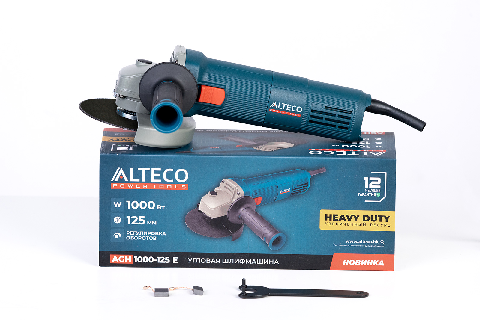 Угловая шлифмашина ALTECO Heavy Duty AGH 1000-125 E