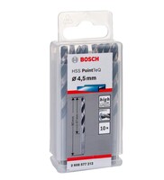 Сверло по металлу Bosch Point TeQ 4.5мм 2608577213, 10 шт.