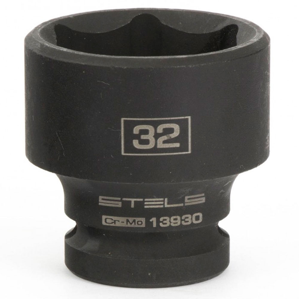 Торцевая головка ударная Stels 13930, 1/2&quot;, 32 мм