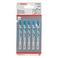 Набор пилок для лобзика Bosch T118 EOF BIM 2608634237, 5 шт. в упаковке