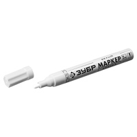 Маркер-краска Зубр Профессионал МК-750 06325-8, 4 мм, белый