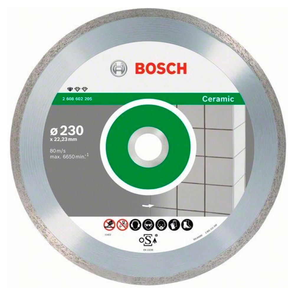 Диск алмазный Bosch Standard for Ceramic 2608603234 230х22.23мм, 10 шт. в упаковке