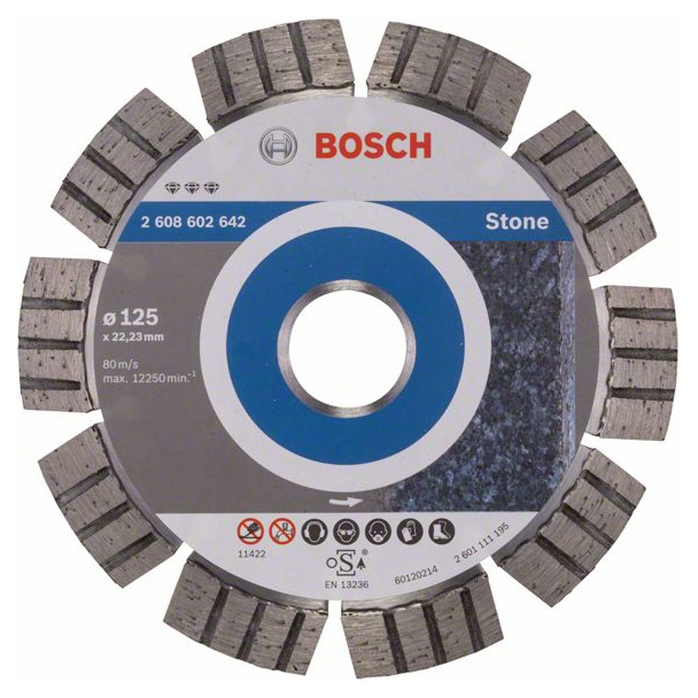 Диск отрезной алмазный Bosch Best 2608602642 по камню