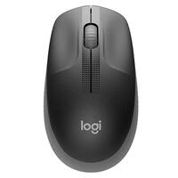 Мышь Logitech  USB M 190, wireless Charcoal