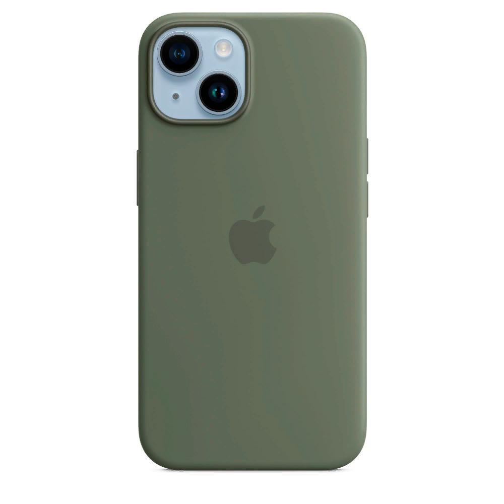 Купить Чехол для телефона Apple iPhone 14 Silicone Case with MagSafe -  Olive (mqu83zm/a) в Астане - Oma.kz