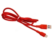 Кабель USB Цветной A936 KUA936-L lightning 2A 1 м красный