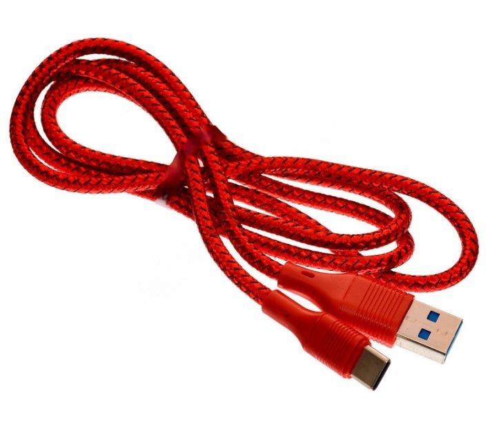 Кабель USB Цветной A935 KUA935-TC Type-C 2A 1 м красный