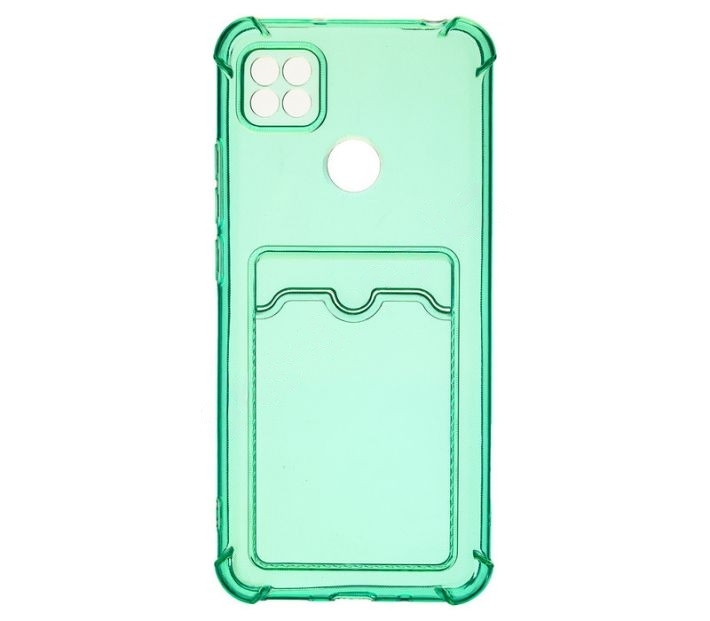 Чехол-накладка \&quot;Визитница\&quot; с карманом для Xiaomi Redmi 9С (зеленый)