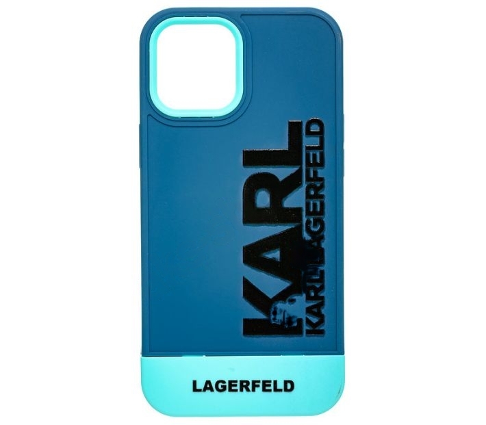 Чехол-накладка \"Brand\" для iPhone 12 Pro Max (темно-синий)