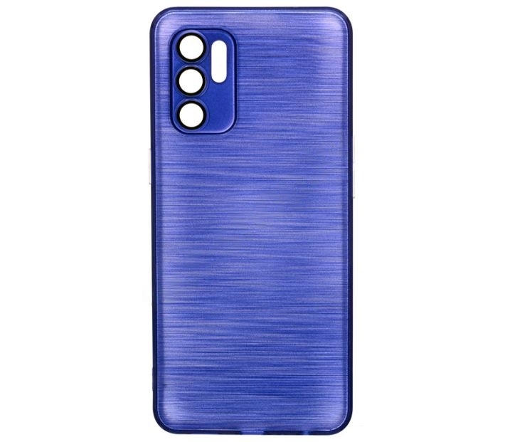 Чехол накладка "Candy"с защитой камеры для Oppo Reno 6 (фиолетовый)