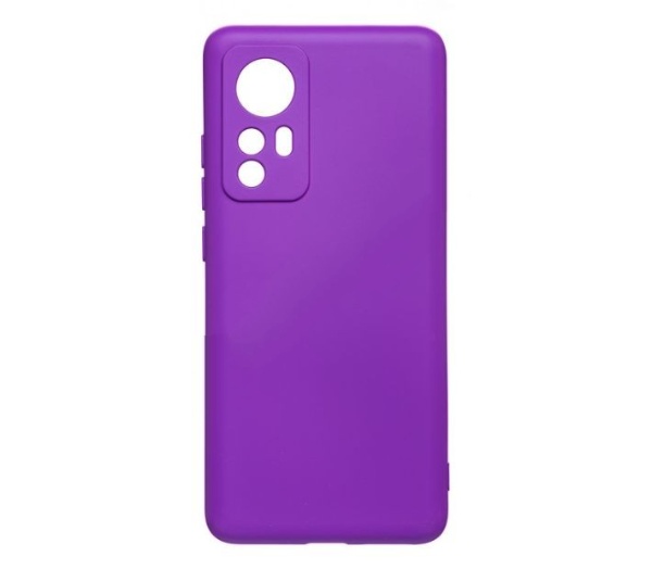 Чехол-накладка Silicone cover New для Xiaomi 12X (фиолетовый)