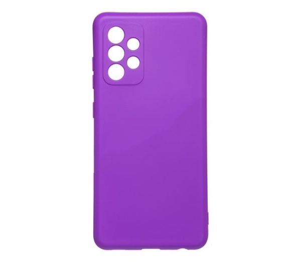 Чехол-накладка Silicone cover New для Samsung Galaxy A52 (фиолетовый)
