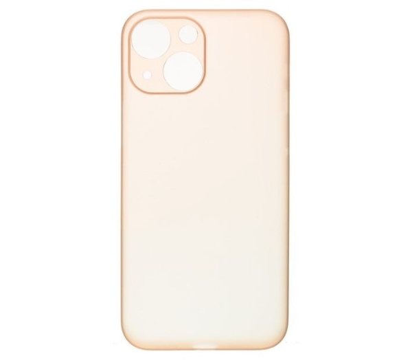 Чехол-накладка \"Air Skin\" 0.3mm для iPhone 13 mini (светло-розовый)