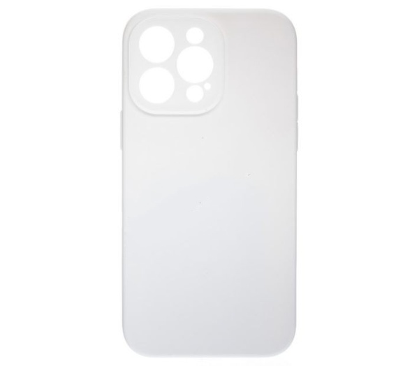 Чехол-накладка Silicone case &quot;360 Protect&quot; с защитой камеры для iPhone 13 Pro Max (белый)