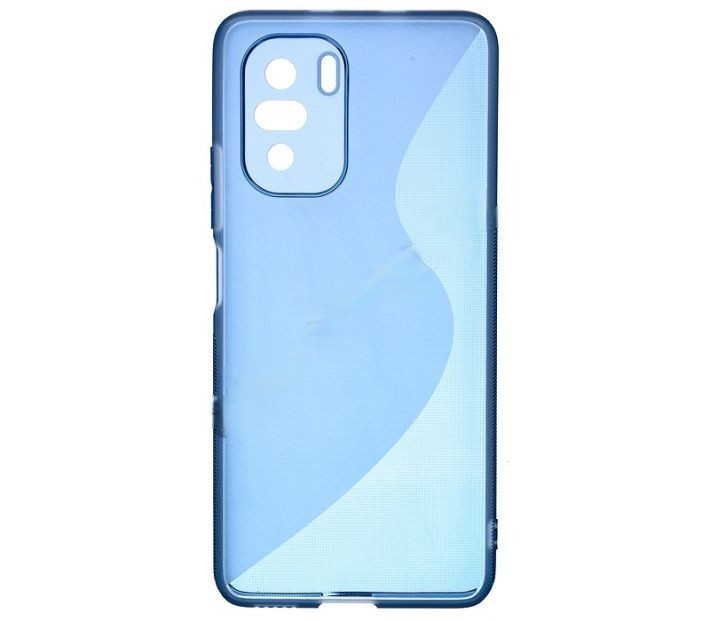 Чехол-накладка &quot;S-TPU case&quot; для Xiaomi POCO F3 (синий)