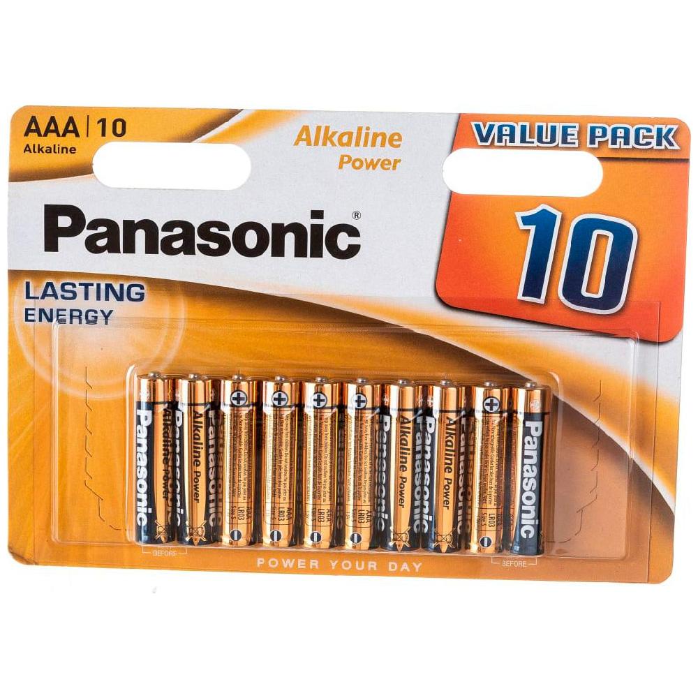 Батарейки Panasonic Alkaline LR03 APB/10B, 10 шт