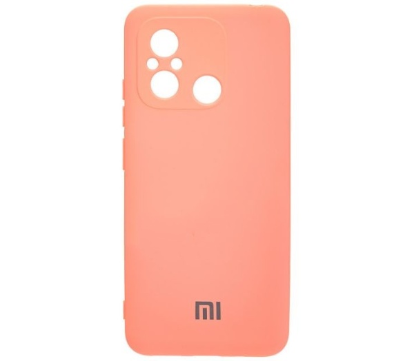 Чехол-накладка &quot;Silicone cover&quot; для Xiaomi Redmi 12C (4G) (персиковый)